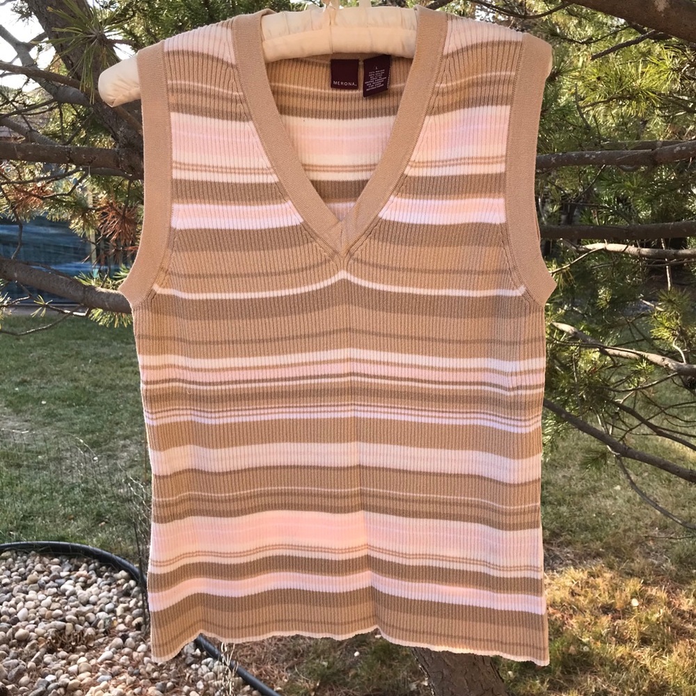 Sleeveless V Neck Merona Sweater ⭐️SALE 3/$20⭐️